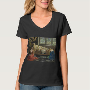 Camiseta Belleza durmiente (por John Collier)