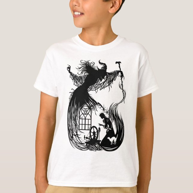 Camiseta Belleza durmiente y bruja malvada (Anverso)