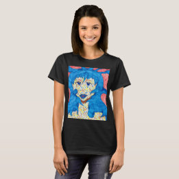 Camiseta Belleza en azul