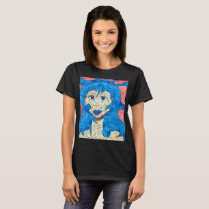 Camiseta Belleza en azul