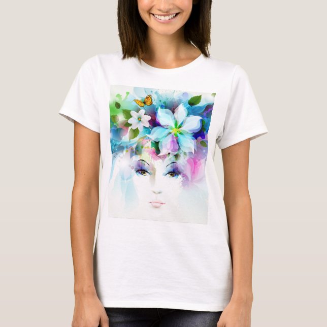 Camiseta Belleza en Flor (Anverso)