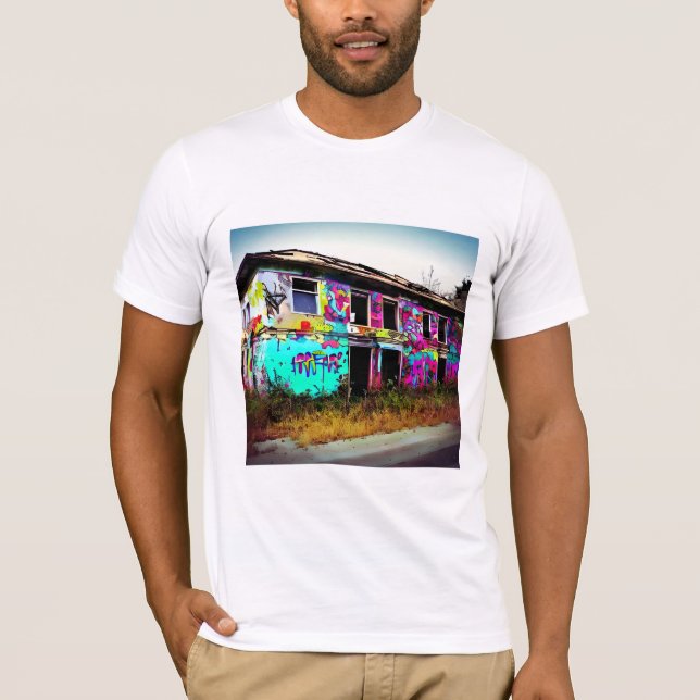 Camiseta Belleza en la destrucción | Casa abandonada (Anverso)