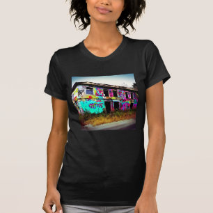 Camiseta Belleza en la destrucción Casa abandonada
