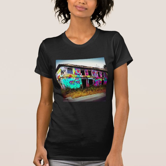 Camiseta Belleza en la destrucción | Casa abandonada (Anverso)