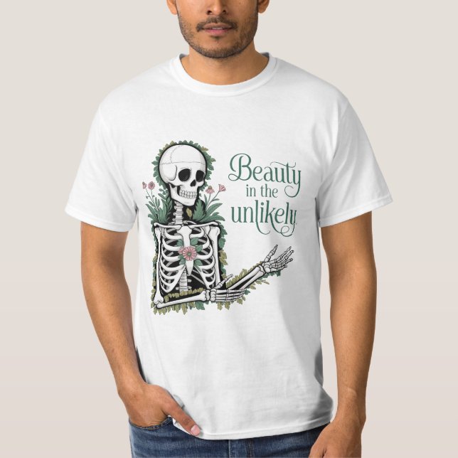 Camiseta Belleza en lo improbable (Anverso)