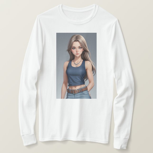 Camiseta Belleza eterna (Anverso del diseño)