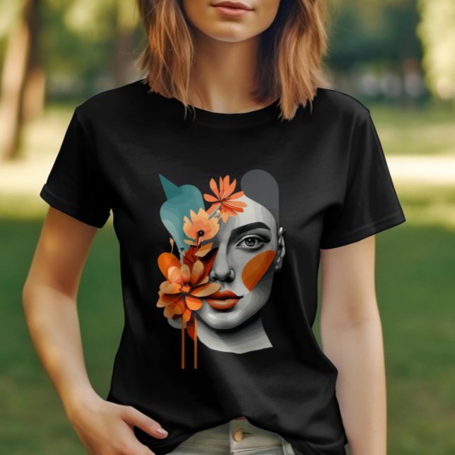 Camiseta Belleza floral (Subido por el creador)