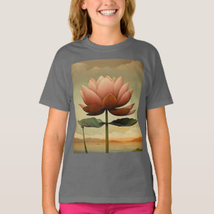 Camiseta "Belleza floral y Chicas de por vida diseñados"