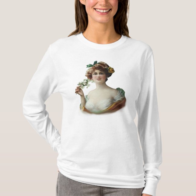 Camiseta Belleza floreciente (Anverso)