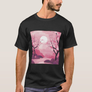 Camiseta Belleza Floreciente K Pasteles Sombra Sakura En El