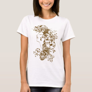 Camiseta Belleza Flourishing Brown del KRW