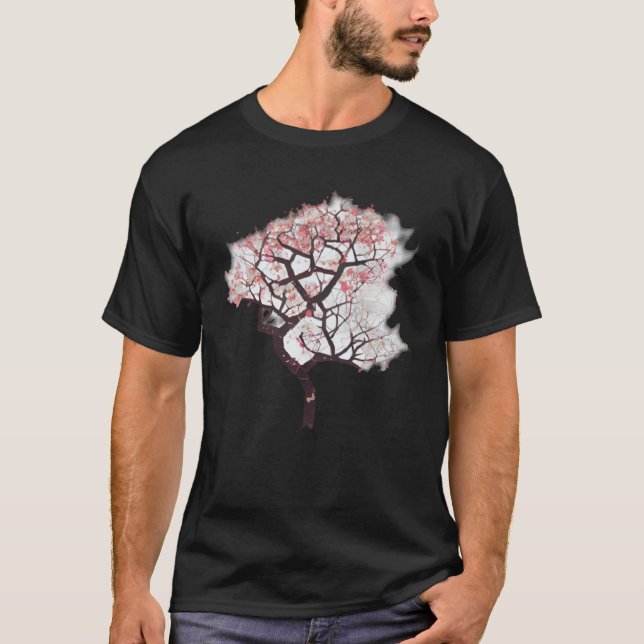 Camiseta Belleza geométrica de la vida con esta cereza vibr (Anverso)