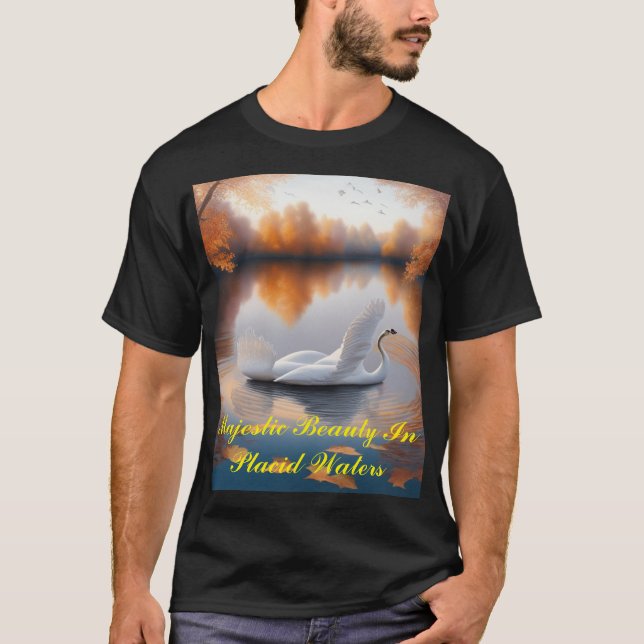 Camiseta Belleza Majestuosa En Aguas Plácidas (Anverso)