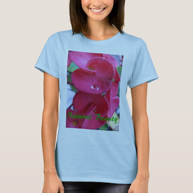 Camiseta Belleza natural (Anverso)