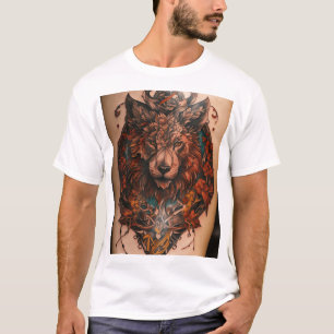Camiseta Belleza natural vida silvestre Diseño tribal"
