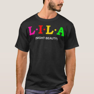 Camiseta Belleza nocturna de Lila
