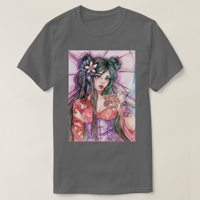 Camiseta Belleza oriental (Diseño del anverso)