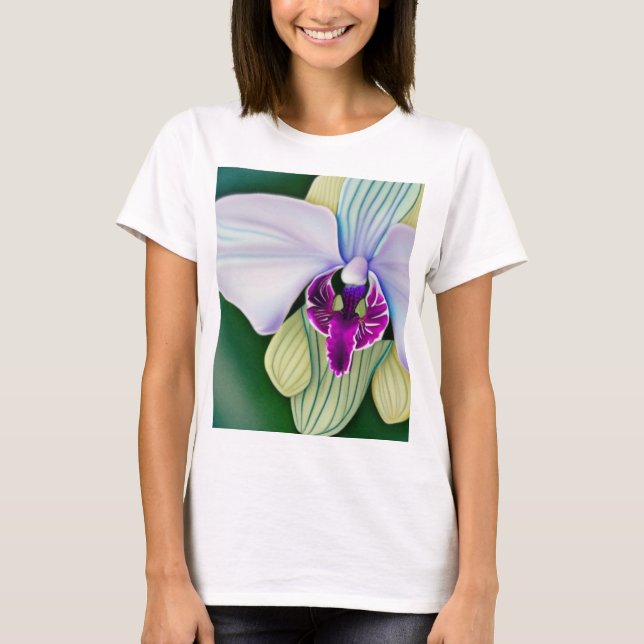 Camiseta Belleza Orquídea (Anverso)