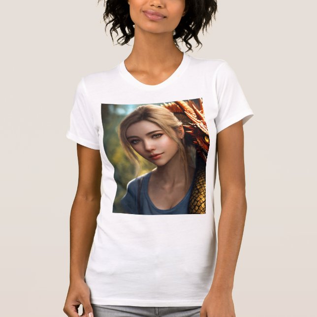 Camiseta **"Belleza radiante: mujer empoderada"** (Anverso)