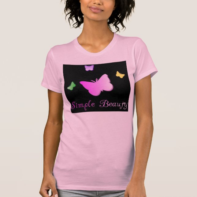 Camiseta Belleza simple (Anverso)