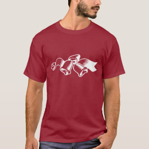 Camiseta Bellezas de Navidades de impresión blanca