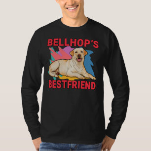 Camiseta Bellhop S Bestfriend Labrador Retriever Dog Mom An