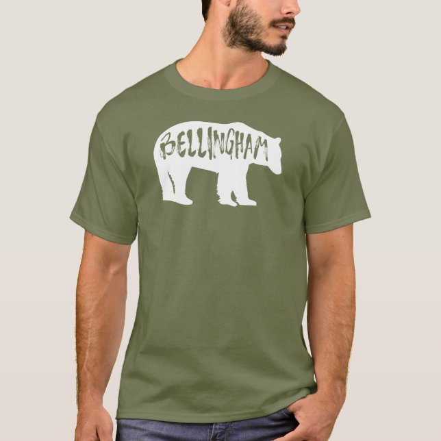 Camiseta Bellingham Washington Bear (Anverso)
