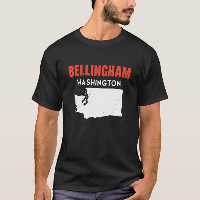 Camiseta Bellingham Washington Estados Unidos EE.UU. (Anverso)