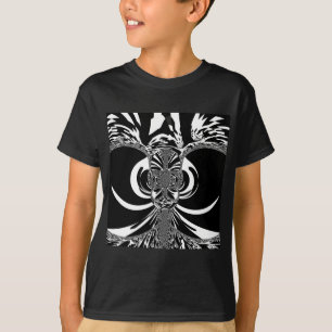 Camiseta Bello arte asombroso blanco africano de impresión