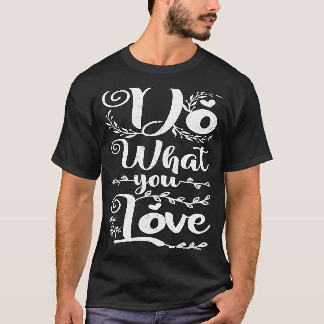 Camiseta bello e inspirador diseño de texto de citas poétic (Anverso)