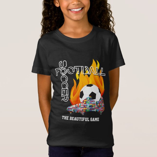Camiseta Bello juego Mundo FÚTBOL Niños FÚTBOL (Anverso)
