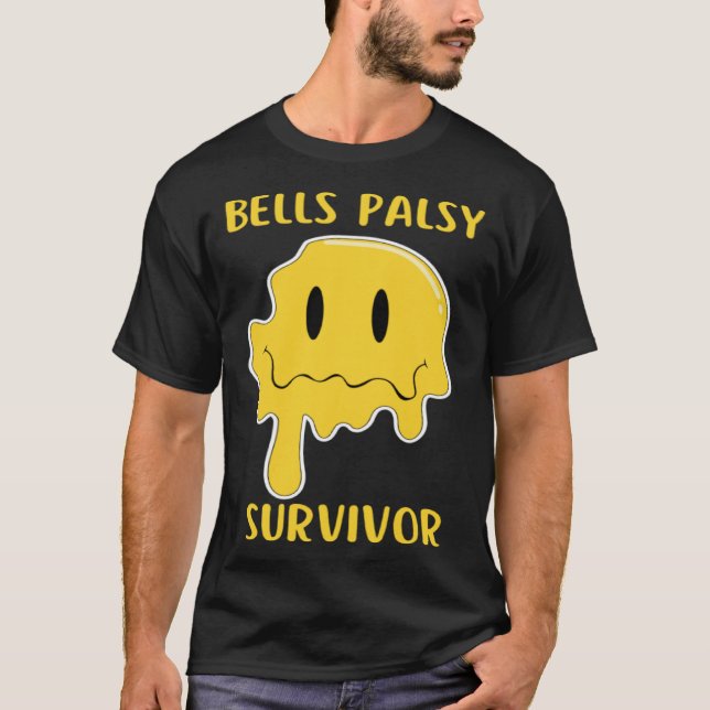 Camiseta Bells Palsy Survivor Facial Paralysis Bells Palsy  (Anverso)