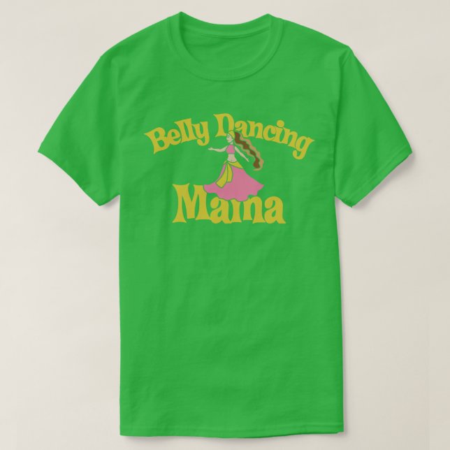 Camiseta Belly Dancing MAMA (Diseño del anverso)