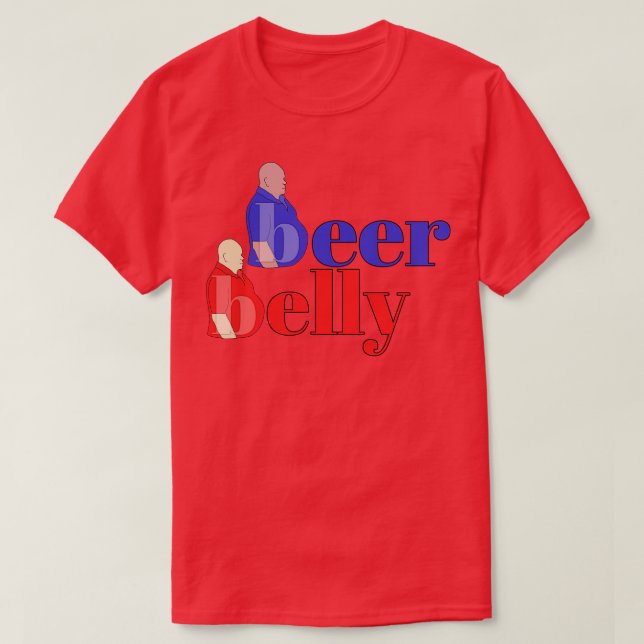 Camiseta Belly de cerveza (Diseño del anverso)