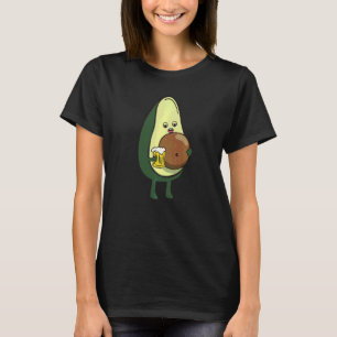 Camiseta Belly De Cerveza Aguacate Para Hombres Guacamole 1