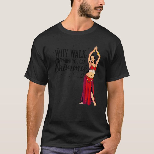 Camiseta Belly de Guay bailando hombres mujeres danza árabe (Anverso)