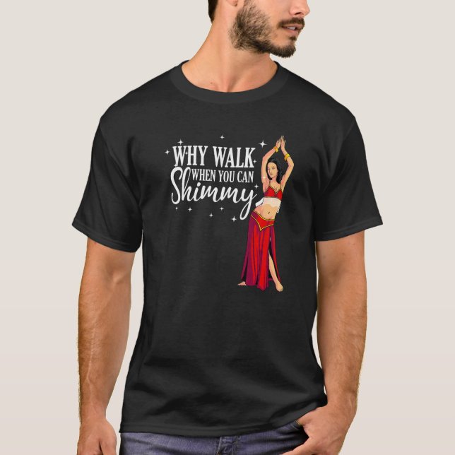 Camiseta Belly de Guay bailando hombres mujeres danza árabe (Anverso)