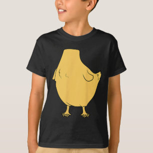 Camiseta Belly del cuerpo del pato amarillo disfraz de Hall