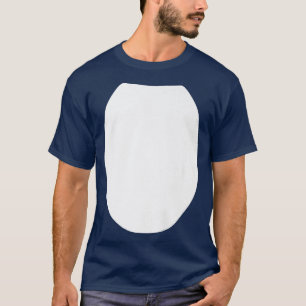 Camiseta Belly del cuerpo del tiburón Gracioso disfraces de