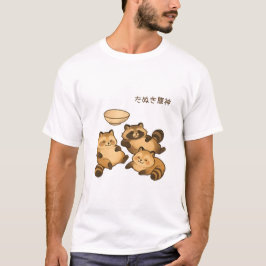 Camiseta Belly Tanuki Dios lindo perro raccoon japonés