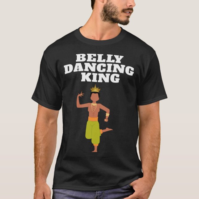 Camiseta Bellydancing King Boys and Mens Bellydancing (Anverso)