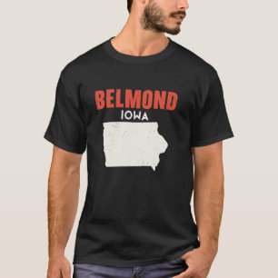 Camiseta Belmond Iowa Estados Unidos EE.UU. Viaje Iowan