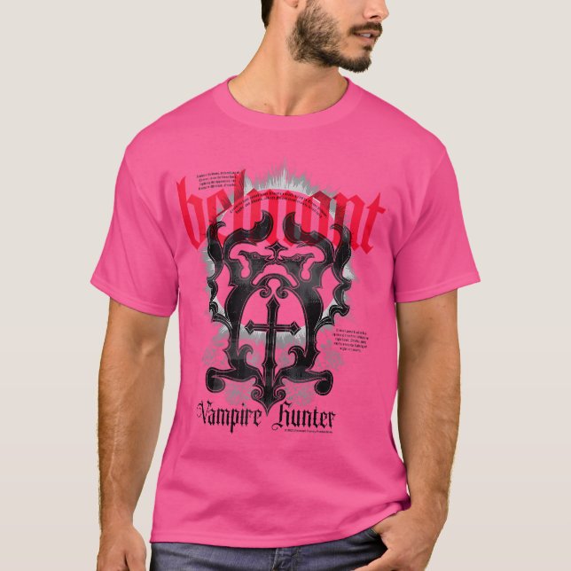 Camiseta Belmont Vampire Hunter Family Crest (Anverso)