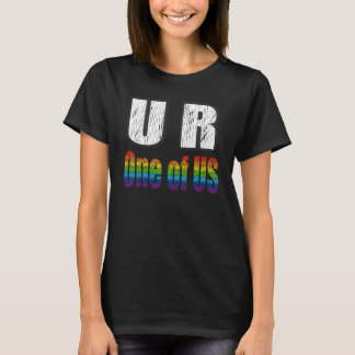 Camiseta Belong Rainbow Lgbtqa+ U Somos Uno De Nosotros