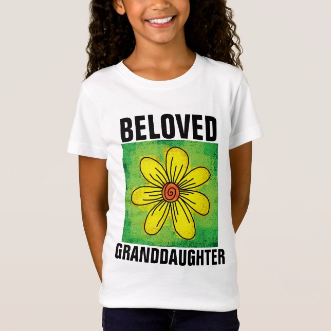 CAMISETA BELOVED GRANDDAUGHTER T-SHIRTS TEES (Anverso)