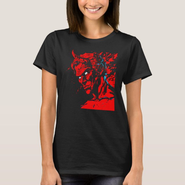 Camiseta Belphegor del Demonio Rojo del diablo (Anverso)