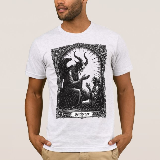 Camiseta Belphegor El Visionario de Ars Goetia (Anverso)