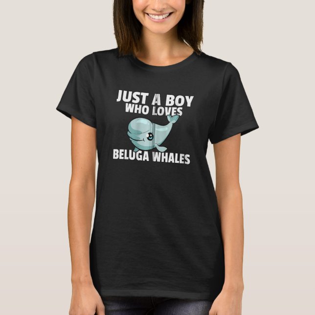 Camiseta Beluga Bebé de ballena Beluga Costume Zip Hoodie (Anverso)