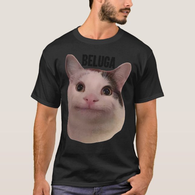 Camiseta beluga cat discord pfp Classic T-Shirt (Anverso)