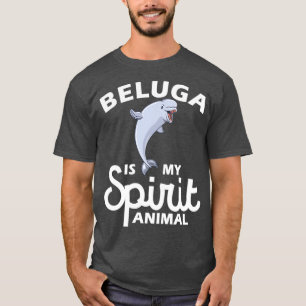 Camiseta Beluga es mi amante de los animales espirituales S